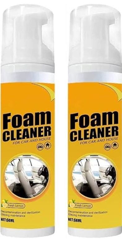 Set de 2 ✨ Foam Cleaner ✨ Multiusos para el Hogar y tú Carro | Spray Antienvejecimiento para Interiores de Vehículos y Electrodomésticos