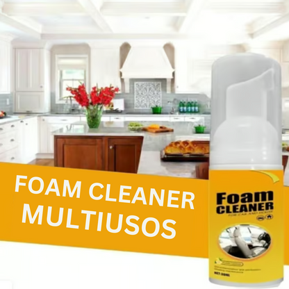 Set de 2 ✨ Foam Cleaner ✨ Multiusos para el Hogar y tú Carro | Spray Antienvejecimiento para Interiores de Vehículos y Electrodomésticos